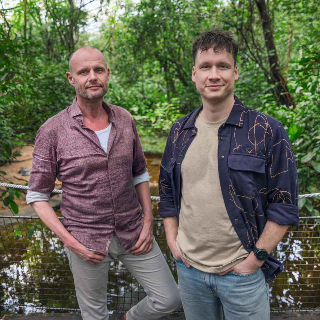 Tim en Erik van de Handsome Poets.